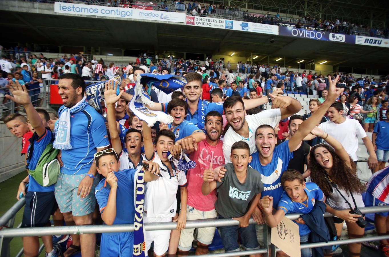 Las imágenes del Real Oviedo-Atlético de Madrid