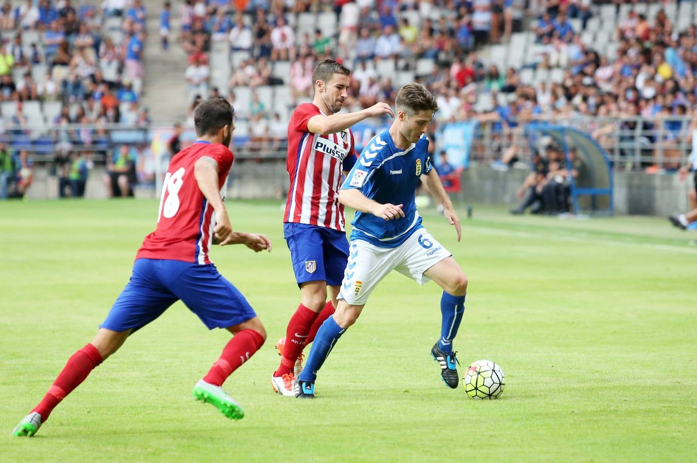 Las imágenes del Real Oviedo-Atlético de Madrid