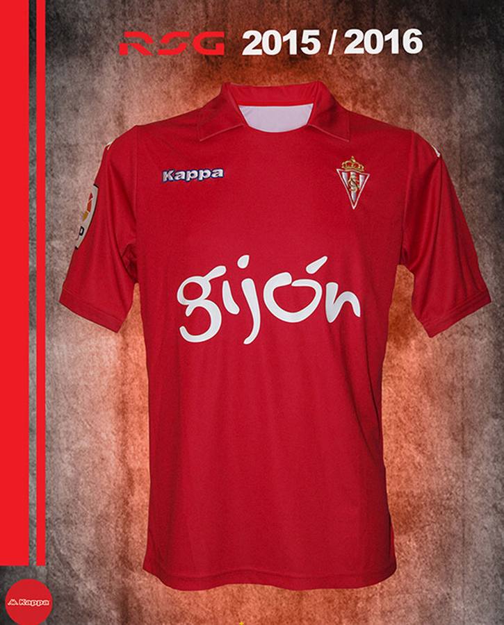 La equipación del Real Sporting de Gijón para la temporada 2015/2016