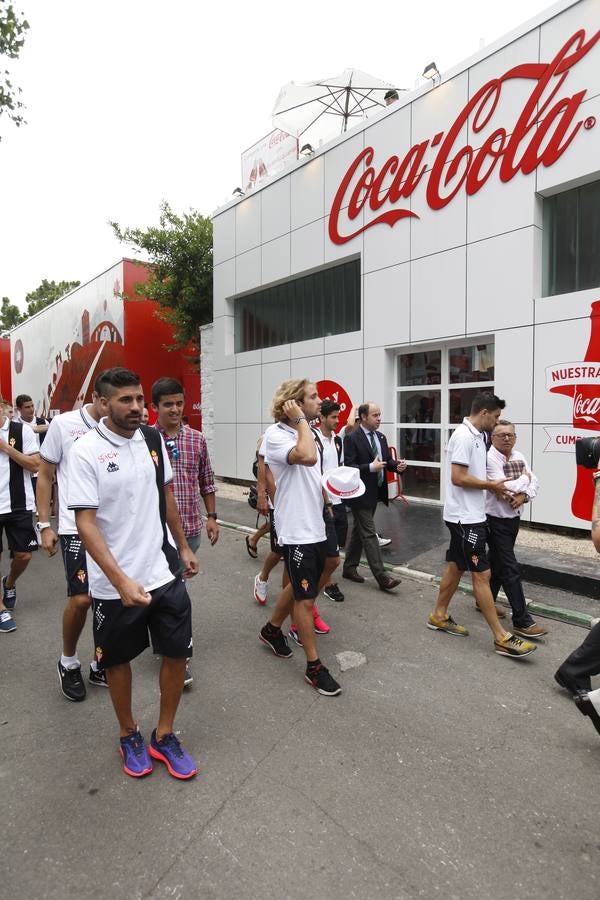 El Sporting, protagonista en la Feria