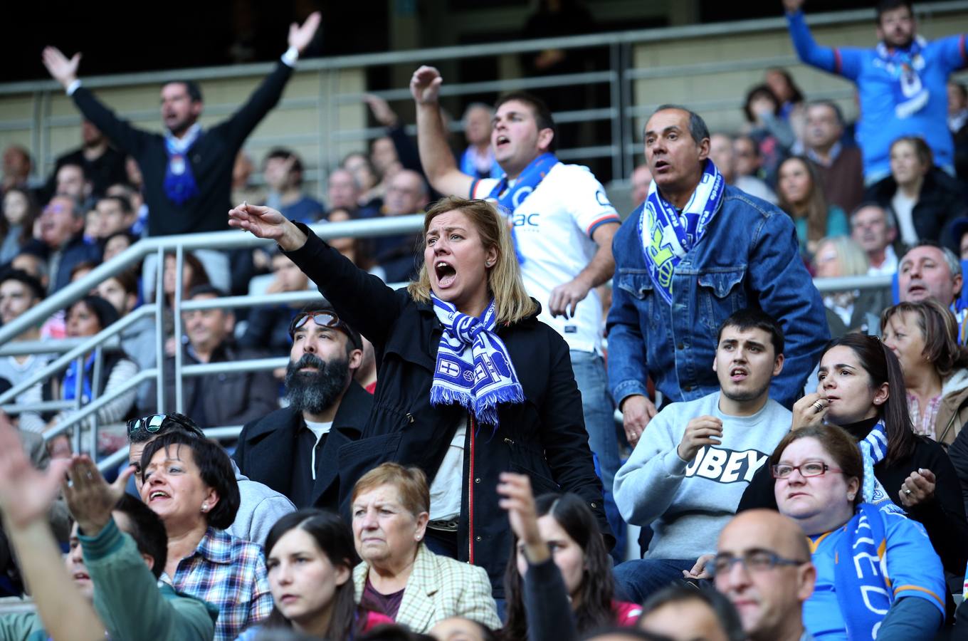 Las mejores imágenes del partido entre el Oviedo y el Alcorcón