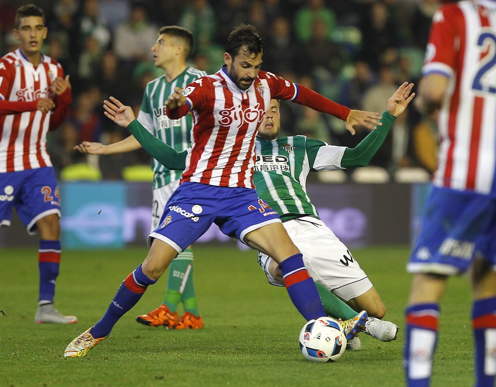 El Betis-Sporting de Copa del Rey, en imágenes