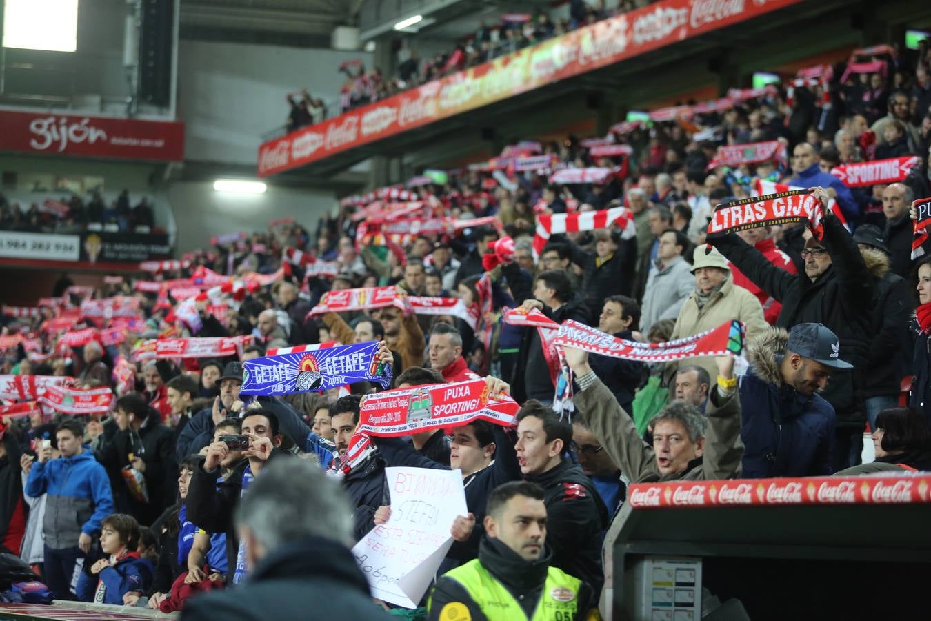 ¿Estuviste en el Sporting-Getafe? ¡Búscate en las imágenes (II)