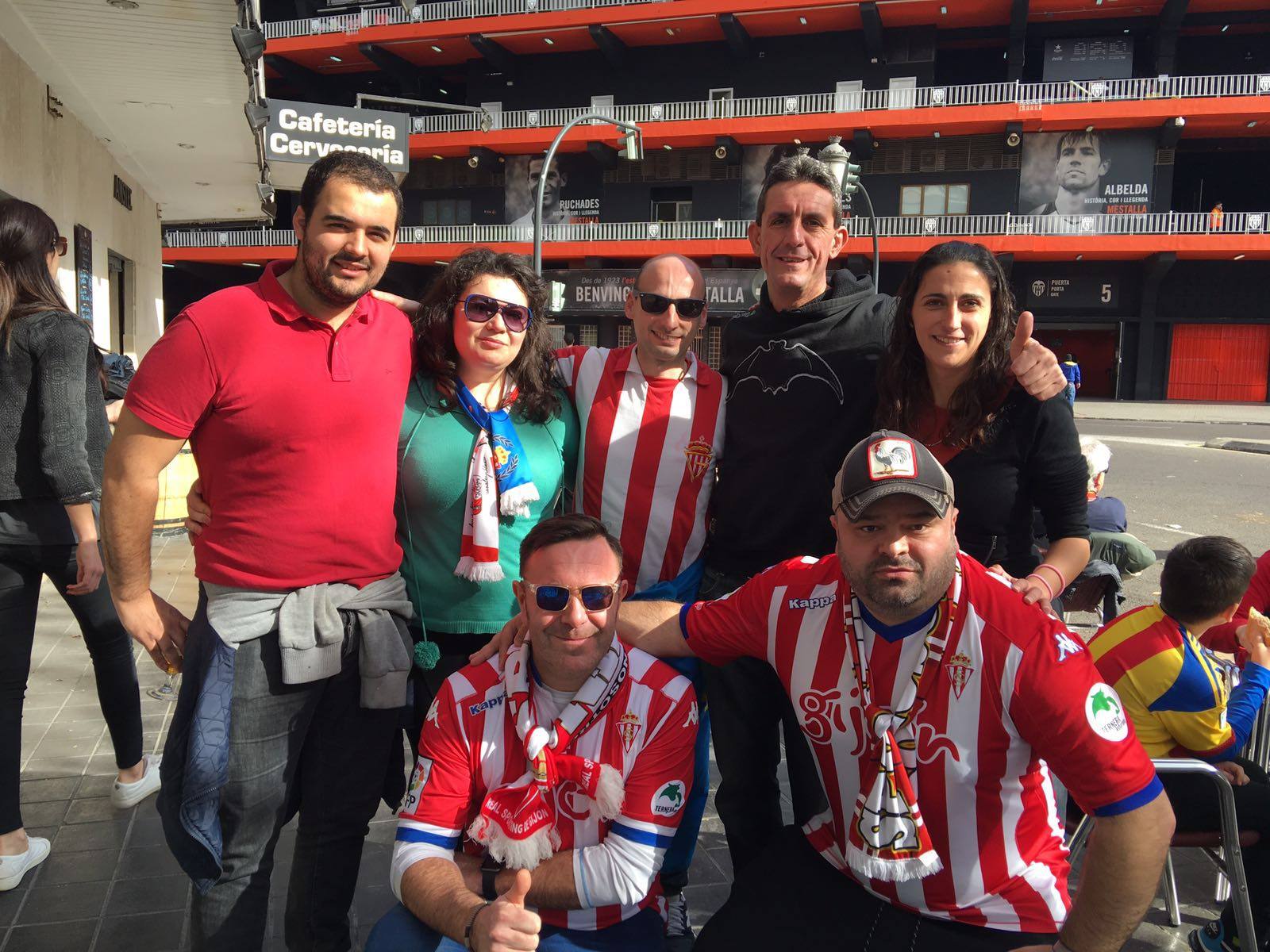 Benji, Amparo, David Tuero, los valencianos Víctor y Paula, Juan Carlos y Tino Palacios.