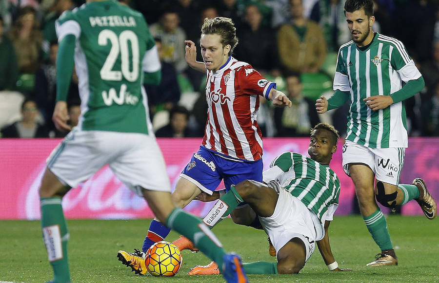 Las mejores imágenes del Betis-Sporting