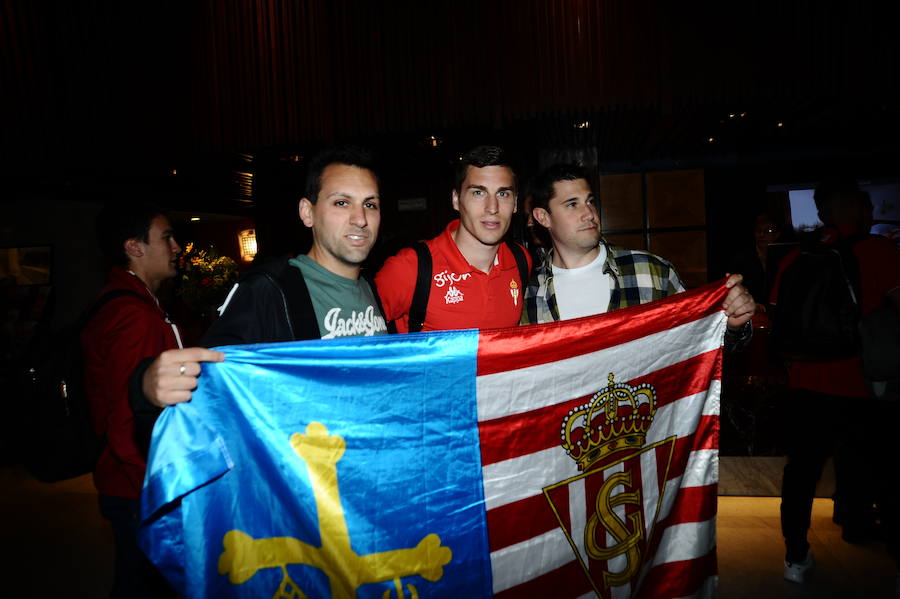 El Sporting ya está en Getafe