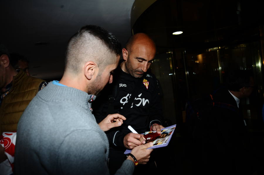 El Sporting ya está en Getafe