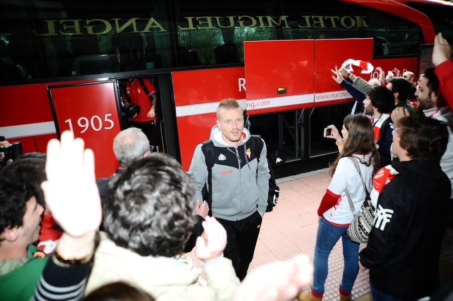 El Sporting ya está en Getafe
