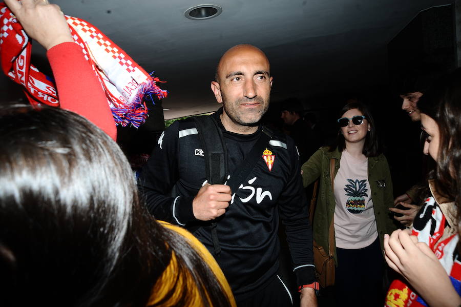 El Sporting ya está en Getafe