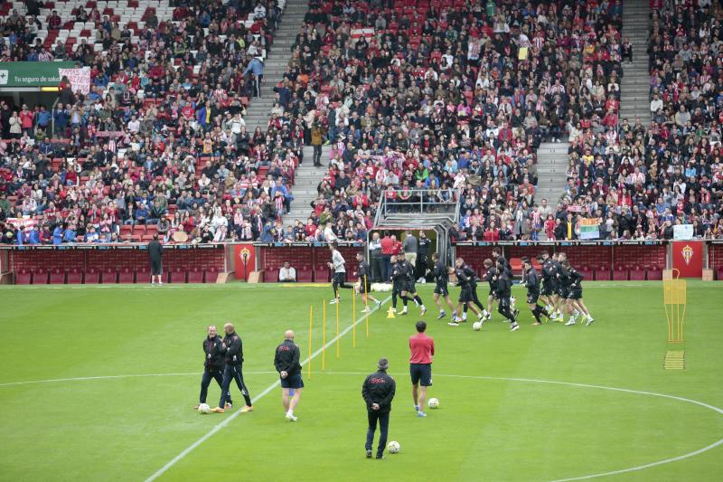 ¿Estuviste en el entrenamiento del Sporting? ¡Búscate!