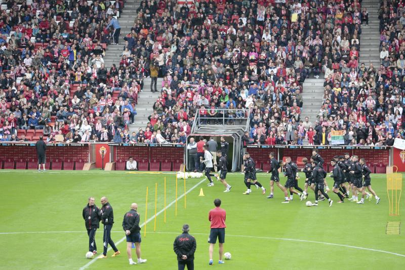 ¿Estuviste en el entrenamiento del Sporting? ¡Búscate!