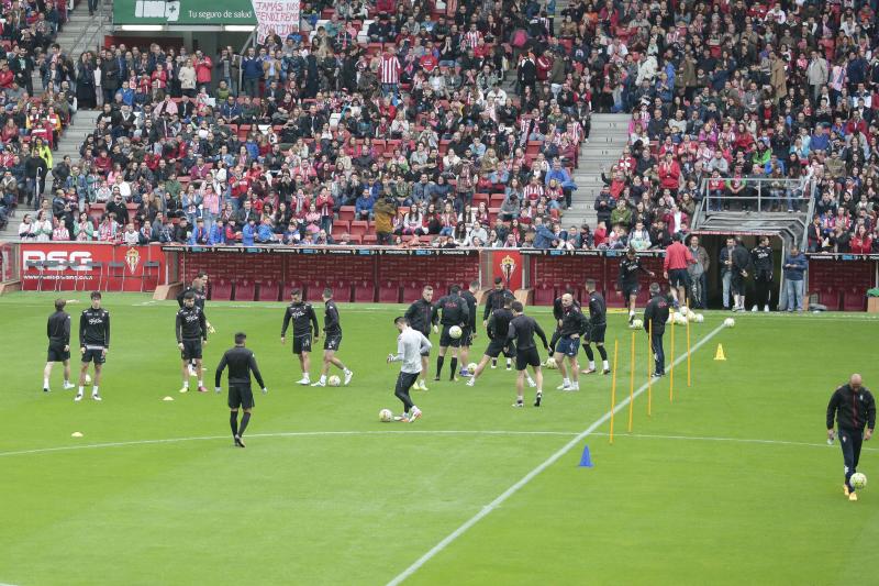 ¿Estuviste en el entrenamiento del Sporting? ¡Búscate!