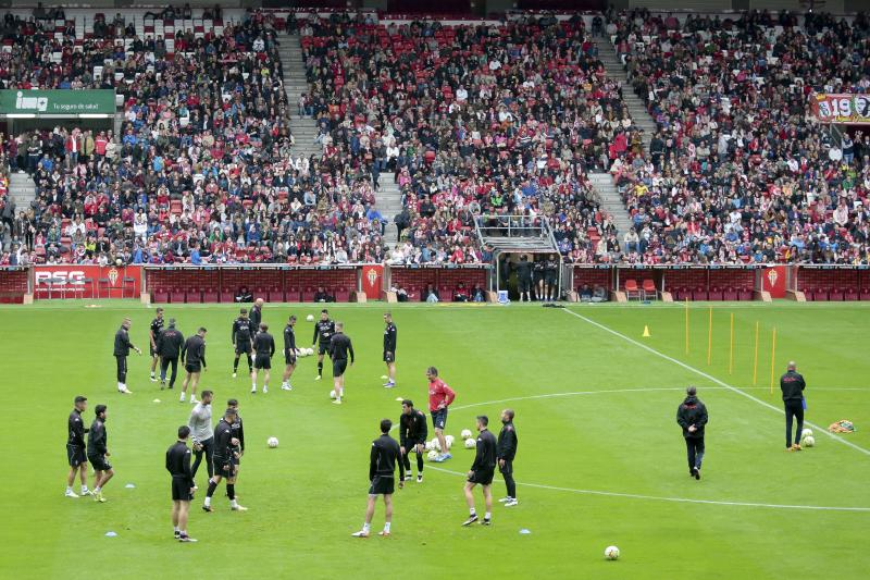 ¿Estuviste en el entrenamiento del Sporting? ¡Búscate!
