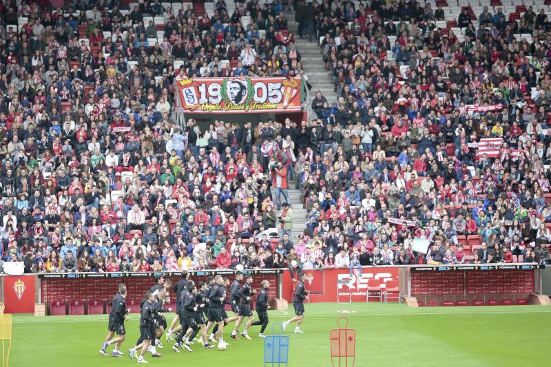¿Estuviste en el entrenamiento del Sporting? ¡Búscate!