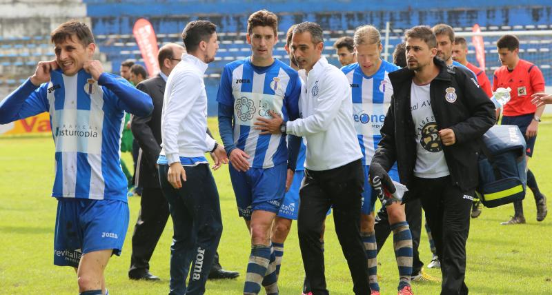 Las mejores imágenes del Real Avilés-Lagun Onak