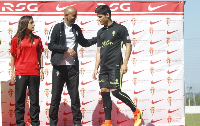 El Sporting presenta su nueva equipación