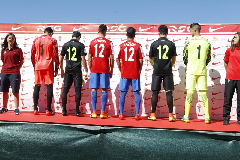 El Sporting presenta su nueva equipación