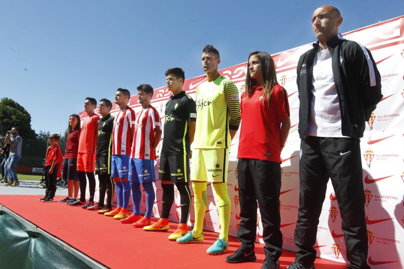 El Sporting presenta su nueva equipación