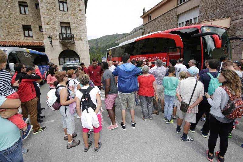 El Sporting visita Covadonga
