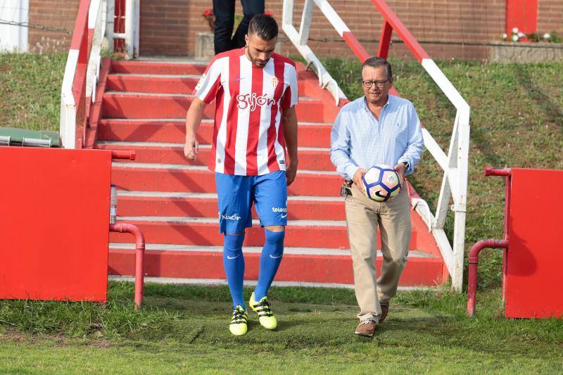 Xavi Torres ya entrena con el Sporting