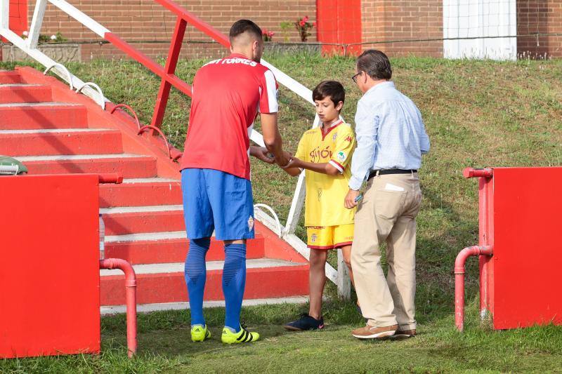 Xavi Torres ya entrena con el Sporting