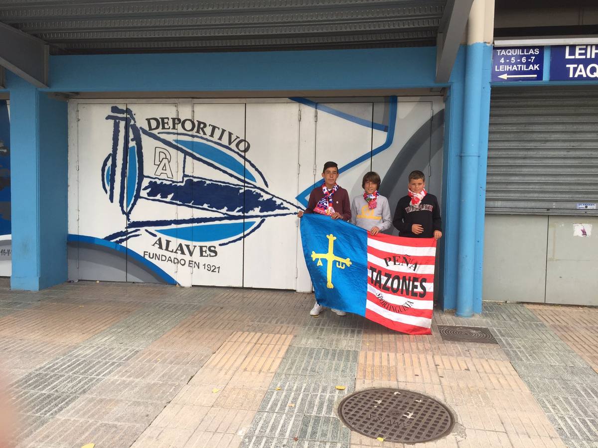 La Mareona, con el Sporting en Vitoria