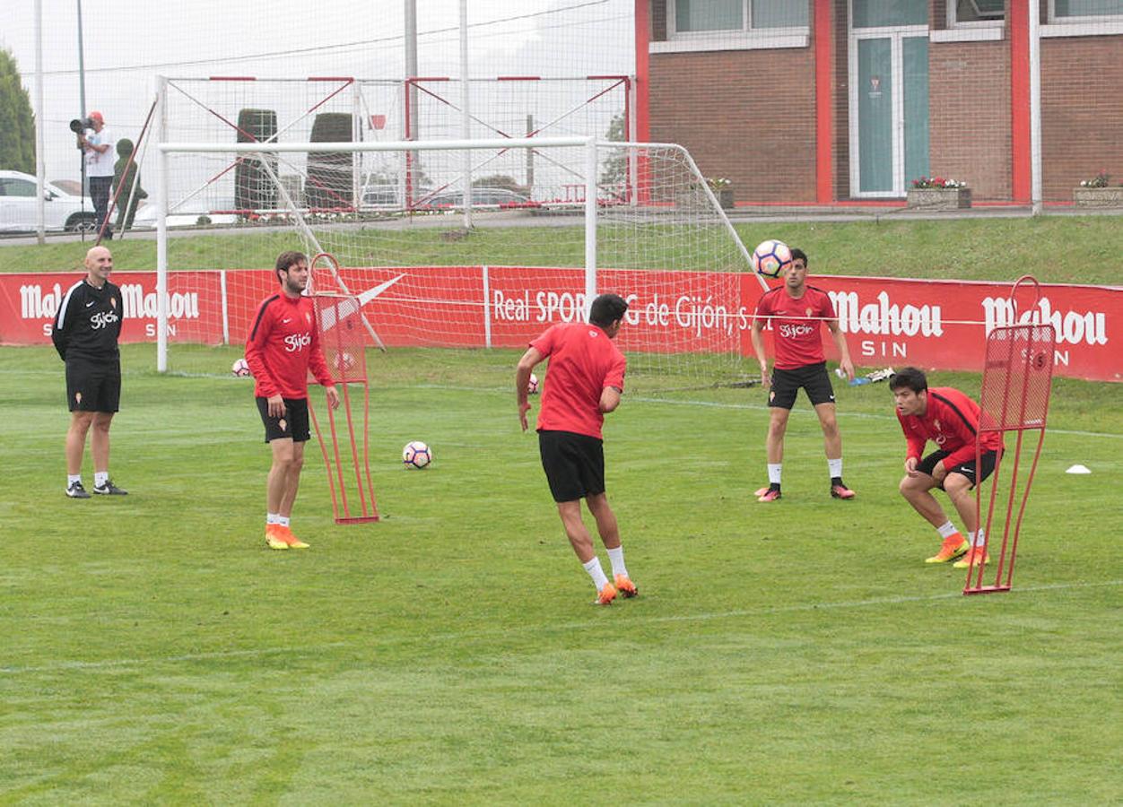 Entrenamiento del Sporting del 29 de septiembre de 2016