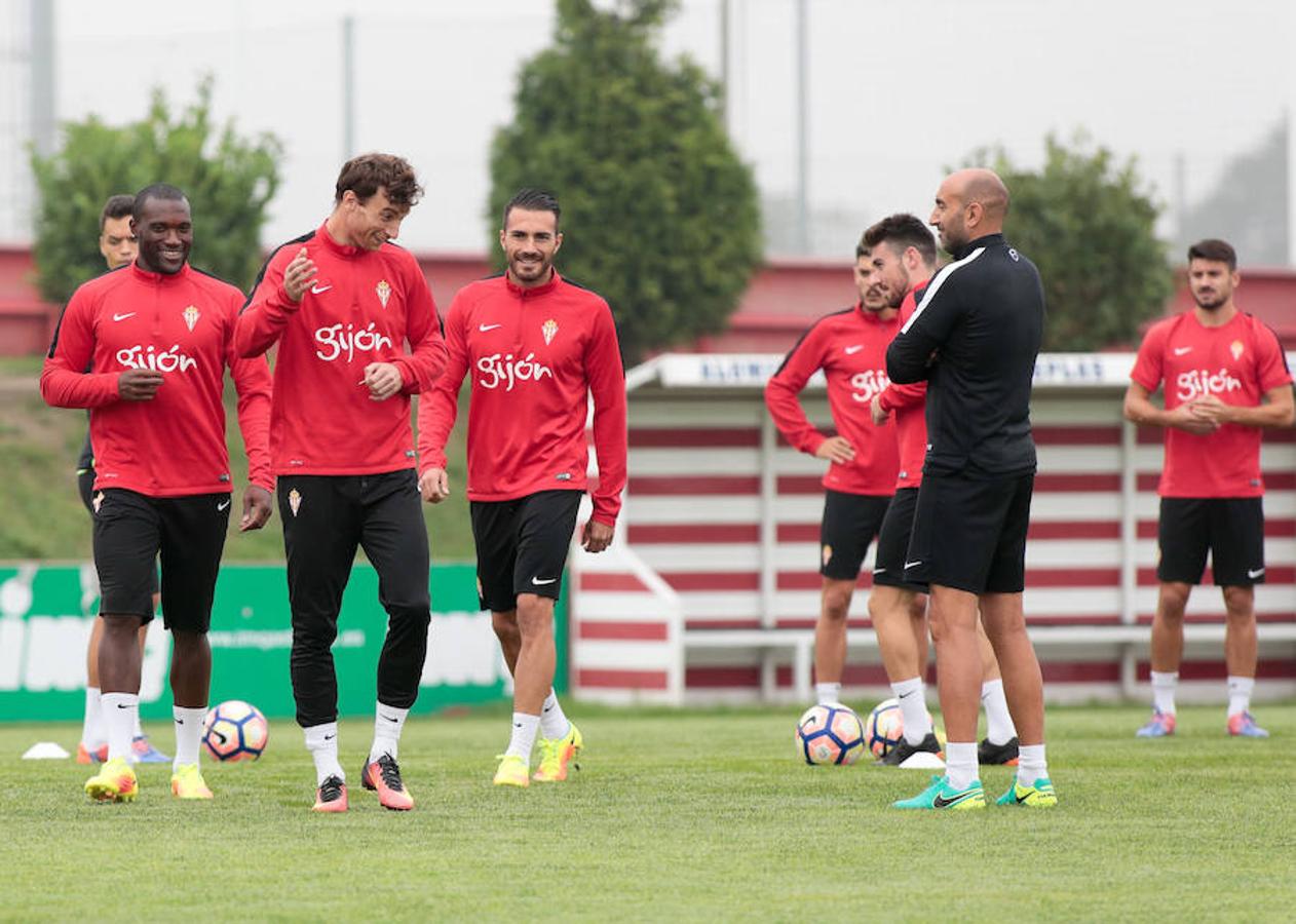 Entrenamiento del Sporting del 29 de septiembre de 2016