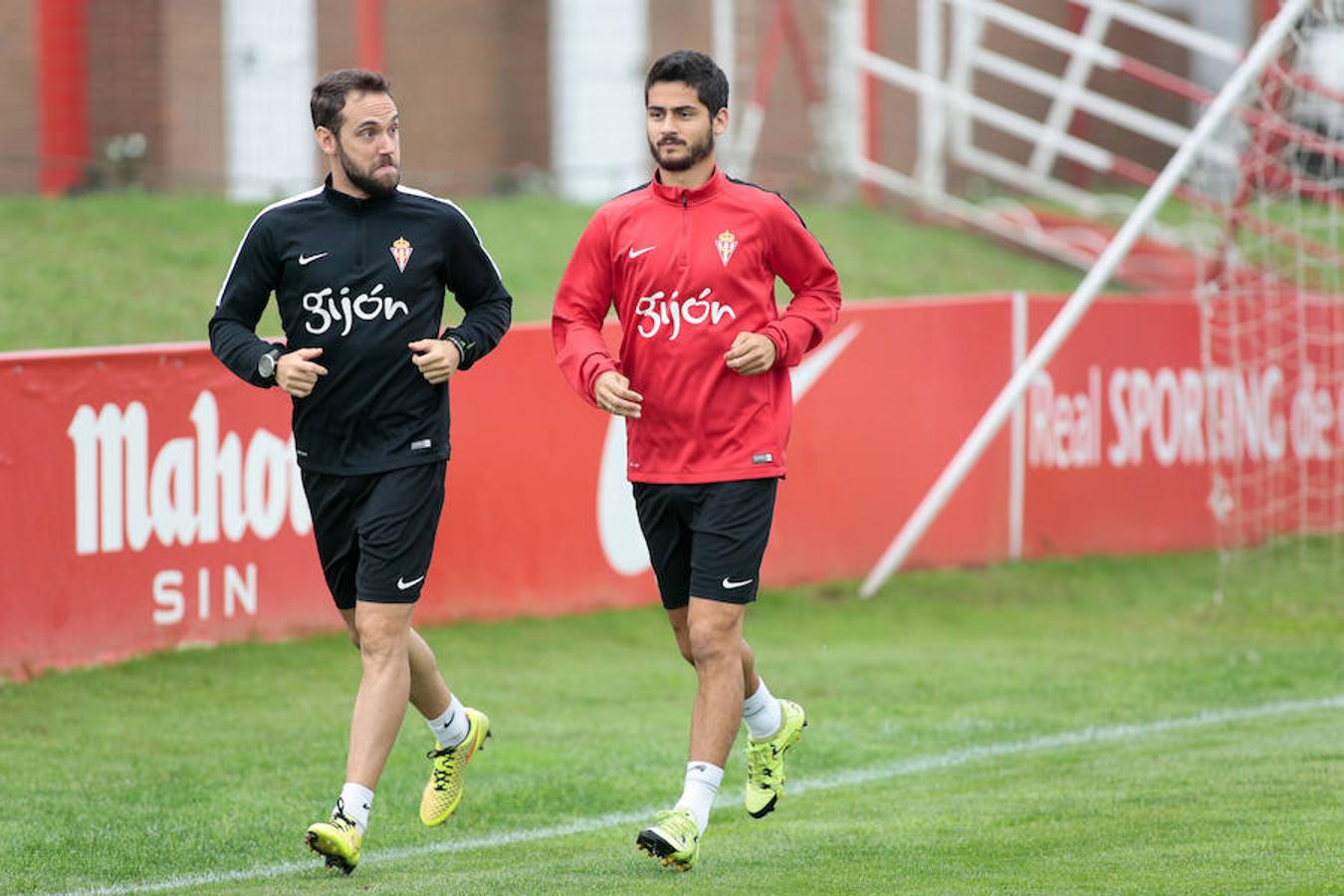 Entrenamiento del Sporting del 29 de septiembre de 2016