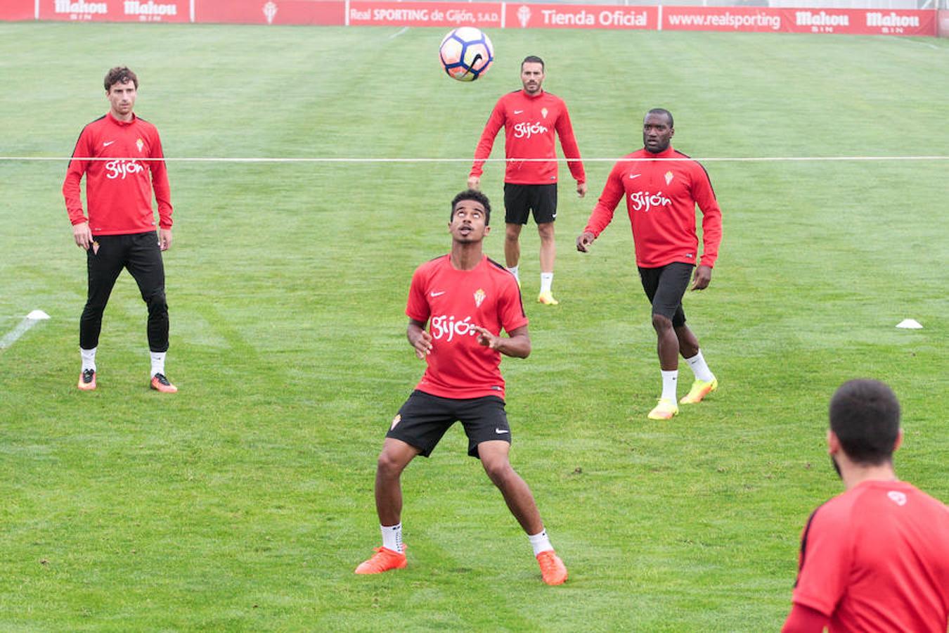 Entrenamiento del Sporting del 29 de septiembre de 2016