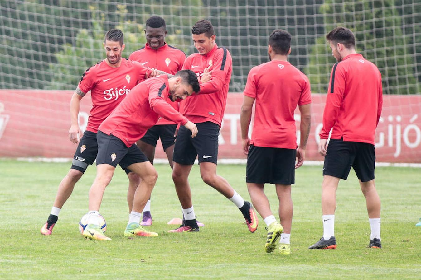 Entrenamiento del Sporting del 29 de septiembre de 2016