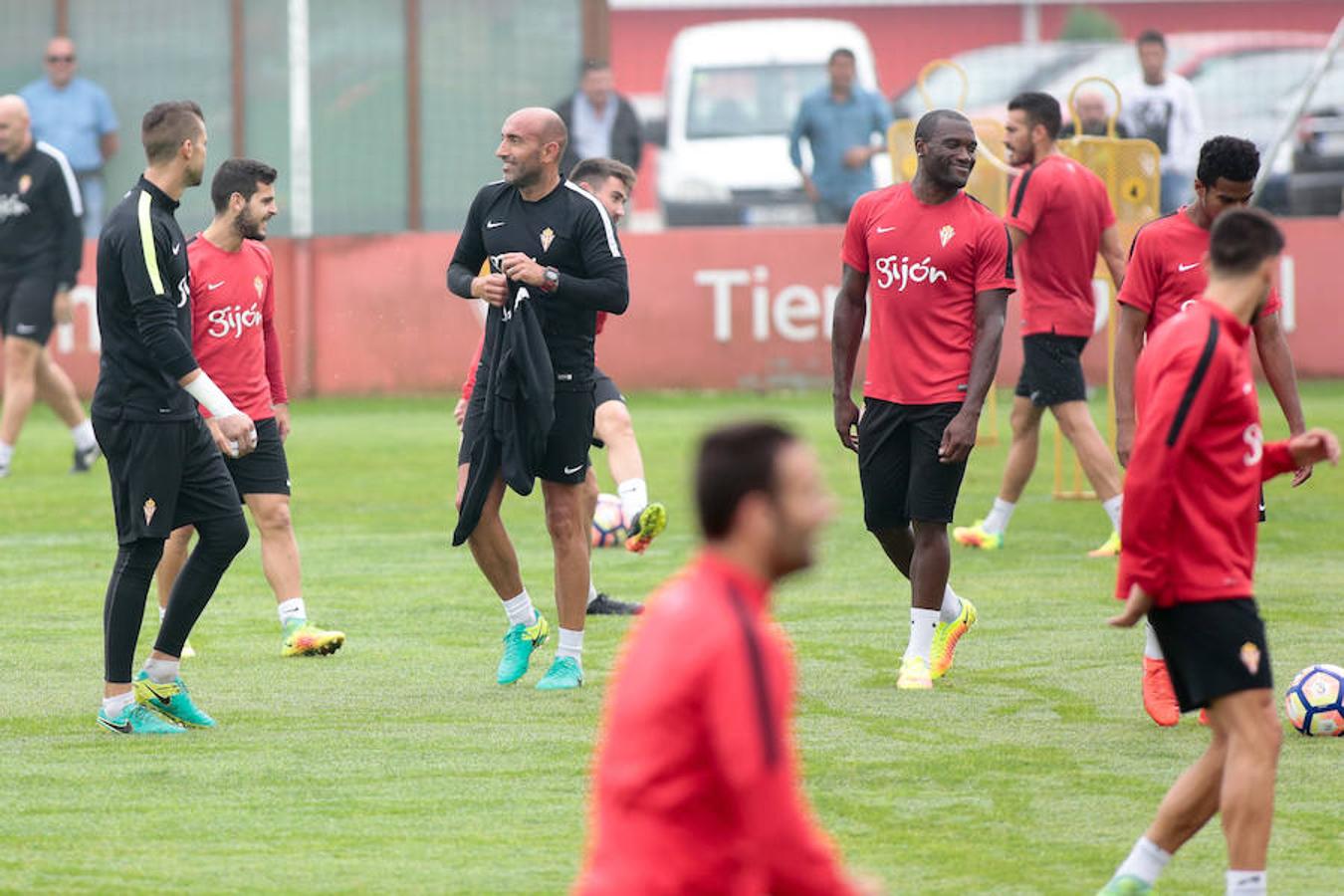 Entrenamiento del Sporting del 29 de septiembre de 2016