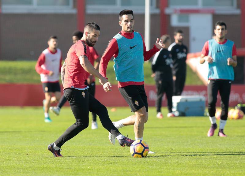 Entrenamiento del Real Sporting