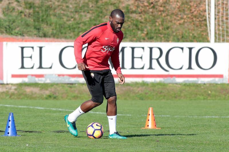 Entrenamiento del Real Sporting