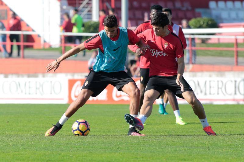 Entrenamiento del Real Sporting