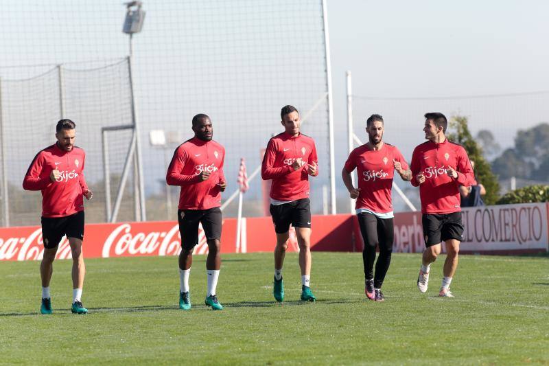 Entrenamiento del Real Sporting