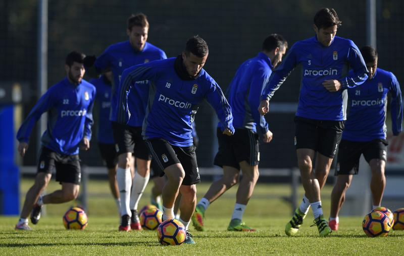 Entrenamiento del Real Oviedo (25/11/16)