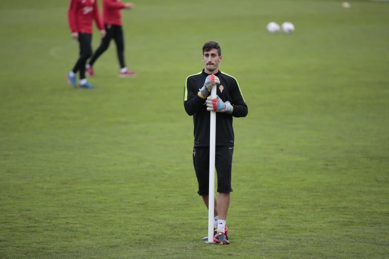 Entrenamiento del Sporting (19/12/16)