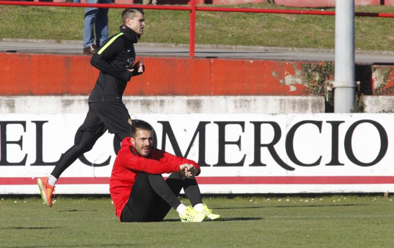 Entrenamiento del Sporting (08/01/17)