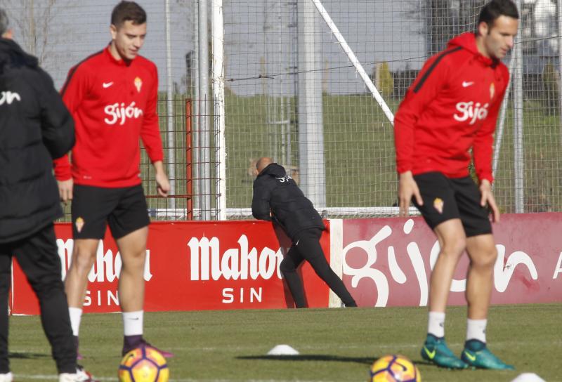 Entrenamiento del Sporting (08/01/17)