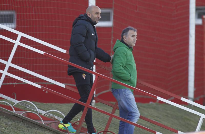 Entrenamiento del Sporting (08/01/17)