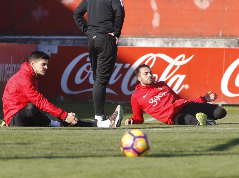 Entrenamiento del Sporting (08/01/17)