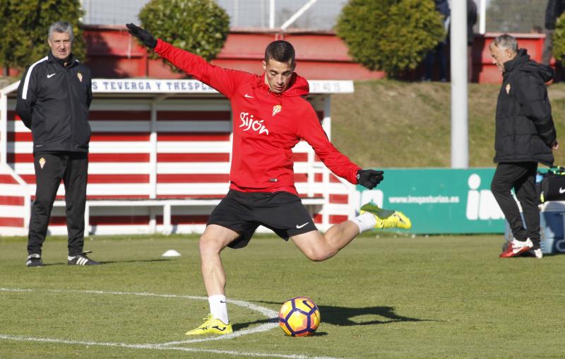 Entrenamiento del Sporting (08/01/17)