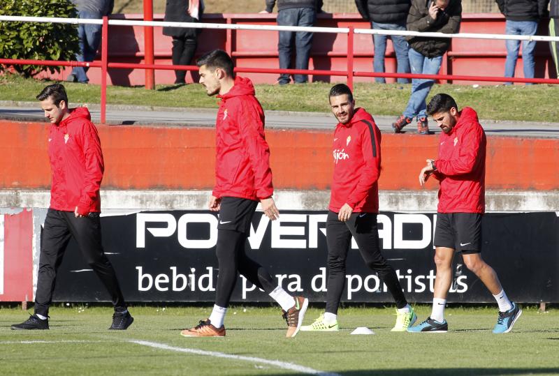 Entrenamiento del Sporting (08/01/17)