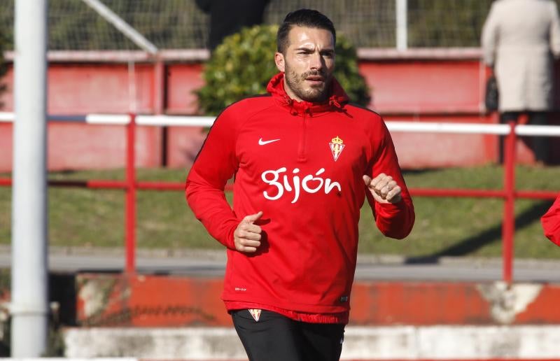 Entrenamiento del Sporting (08/01/17)