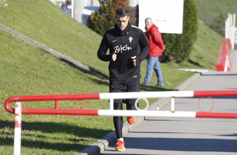 Entrenamiento del Sporting (08/01/17)