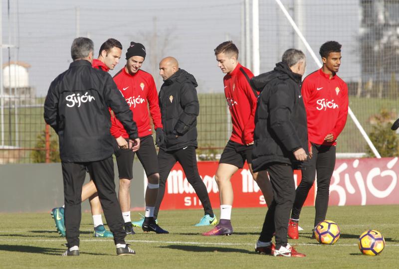 Entrenamiento del Sporting (08/01/17)