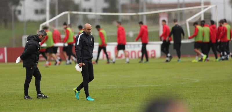 Entrenamiento del Sporting (10/01/17)