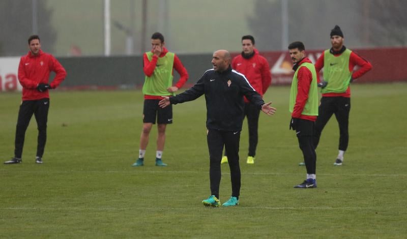 Entrenamiento del Sporting (10/01/17)