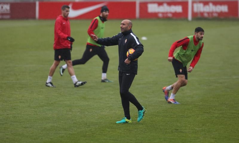 Entrenamiento del Sporting (10/01/17)